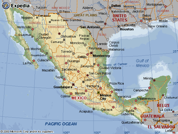 Pachuca map